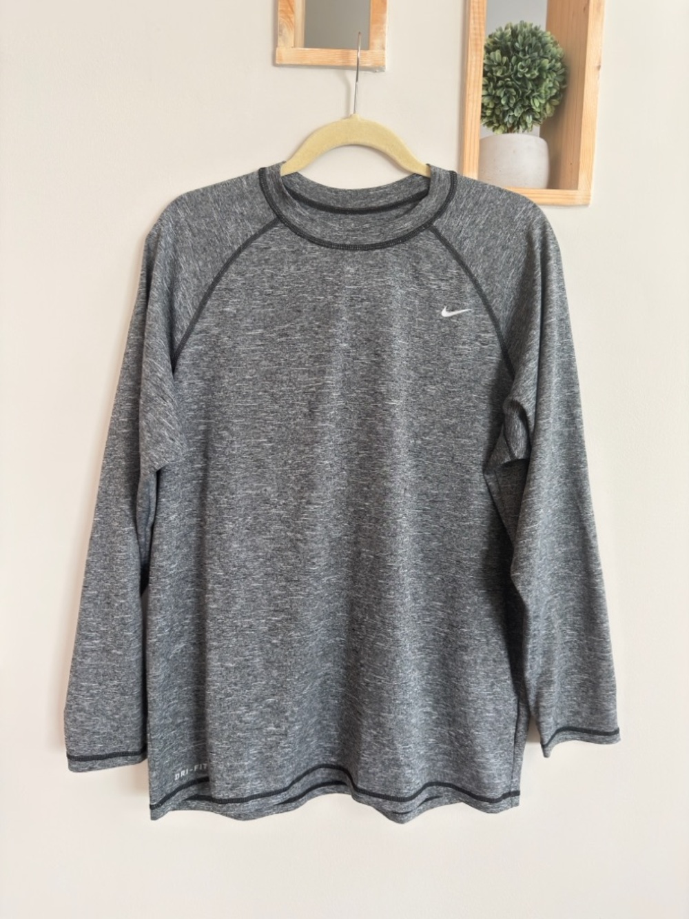 Nike Grey Heather Dri-FIT Men’s Crewneck Sweater